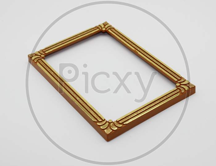 A Picture Of Photo Frame On White Background