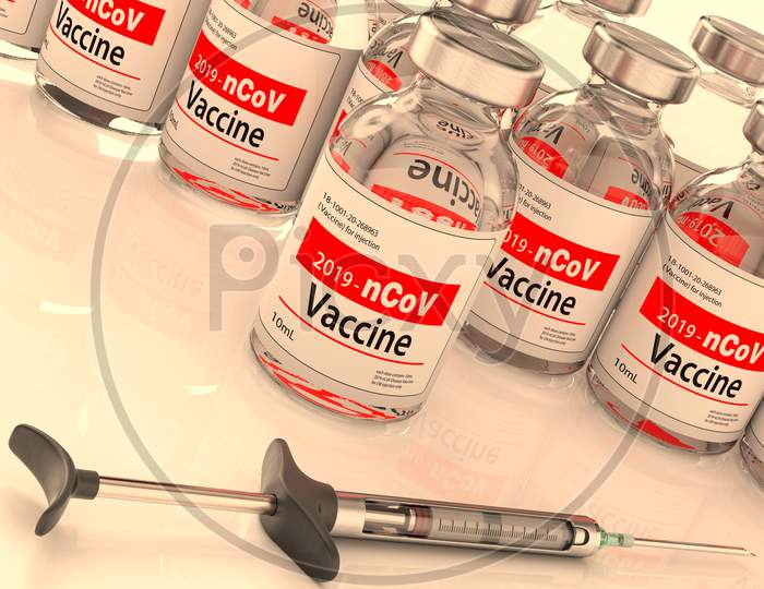 2019 Wuhan Corona Virus Vaccine Concept