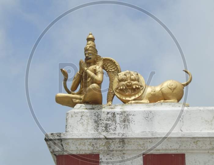 Idol Of Lord Siva, One Of The Principal Deities Of Hinduism At Himavad Gopalaswamy Betta A Hindu Temple Near Gundelpet, Karnataka, India