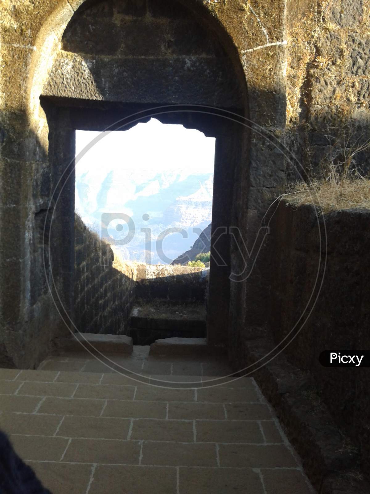 raigad fort internal door