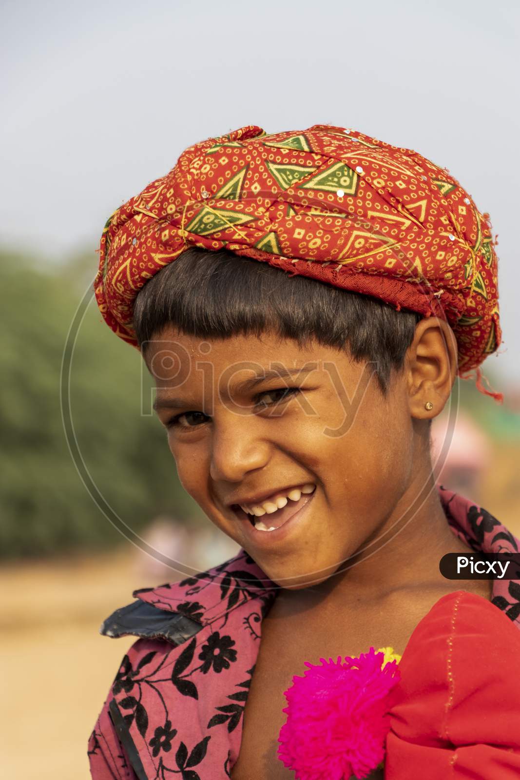A tribal boy in Rajasthan, India