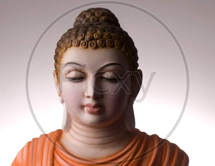 Lord Buddha Statue In Pop Material
