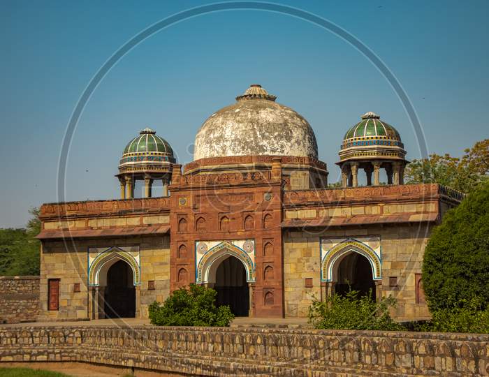 Isa Khan Mosque in New Delhi.