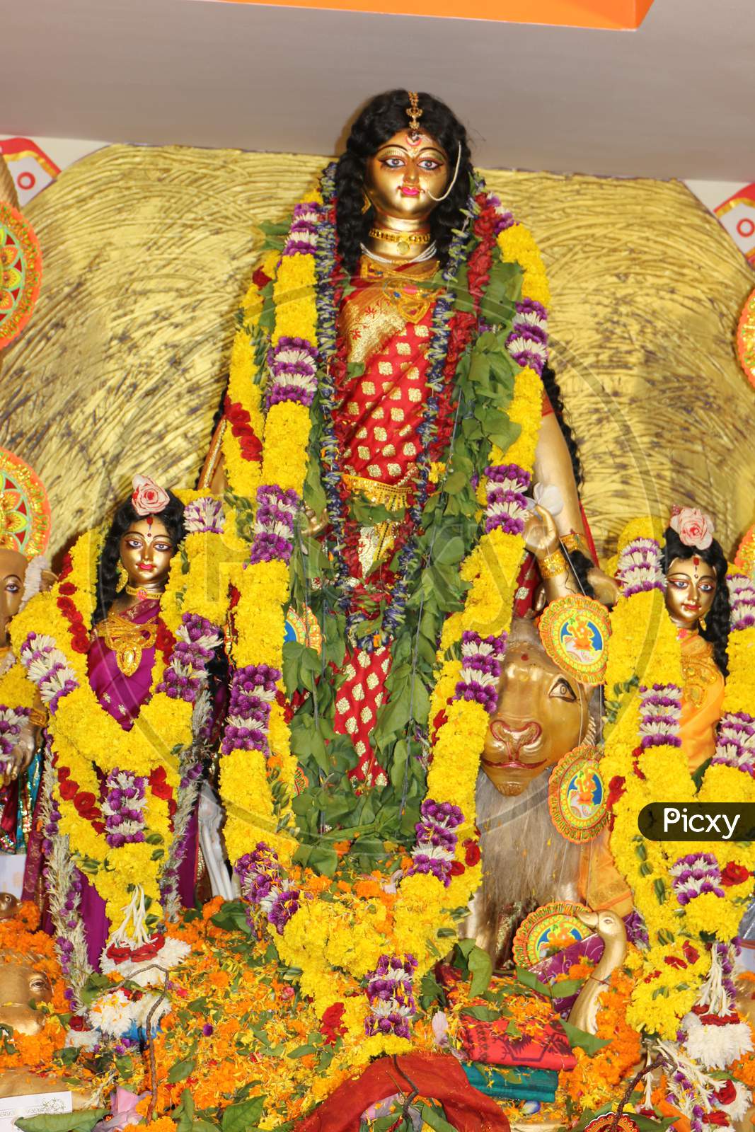 Goddess Durga Idol during Navratri
