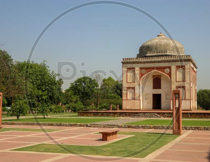 One of many tombs in sunder nursery