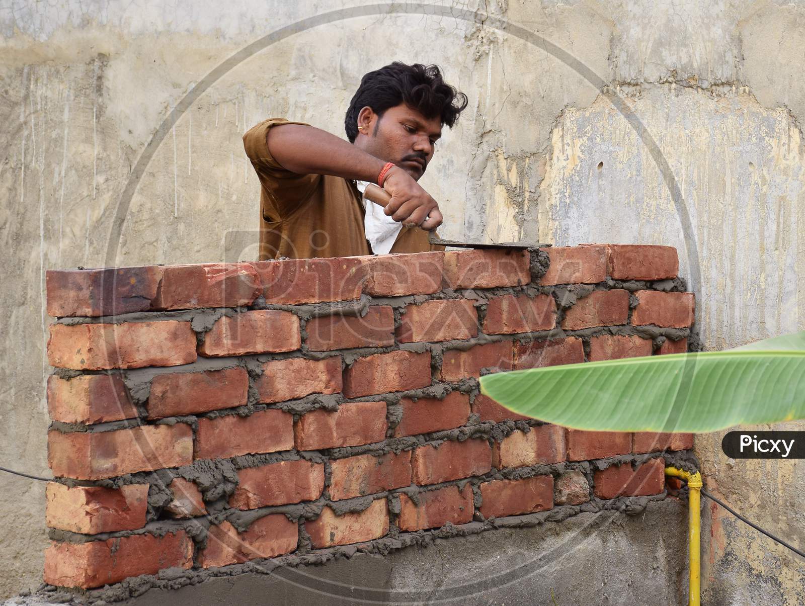 Indian Construction Worker