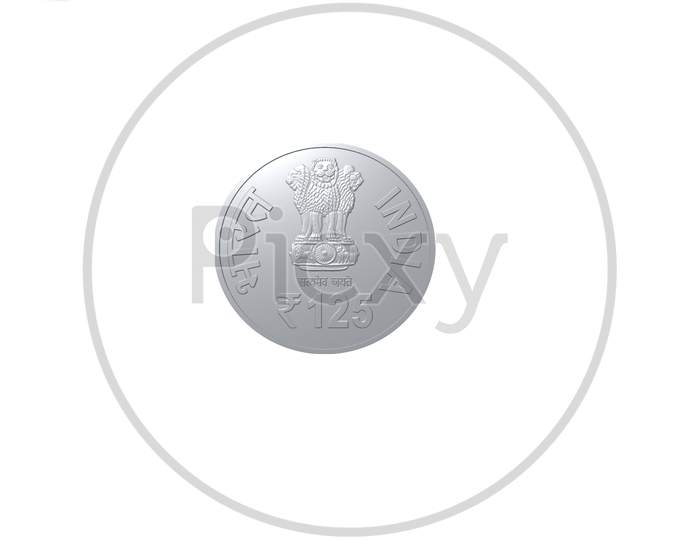 Rupee Rs125 Coin India
