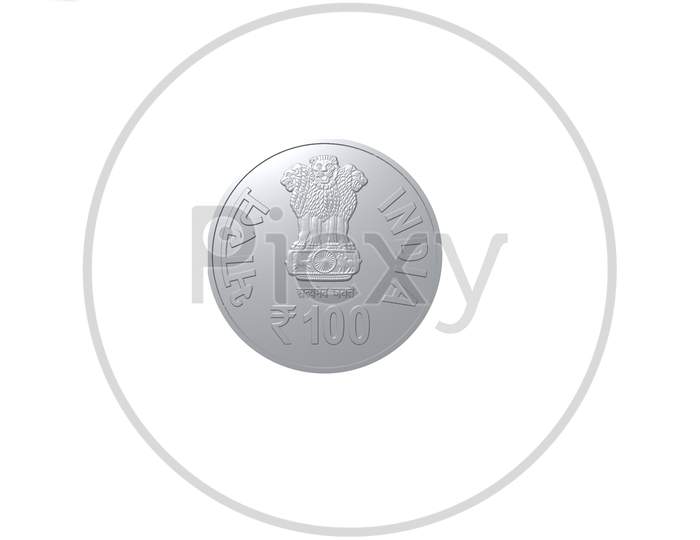 Rupee Rs100 Coin India