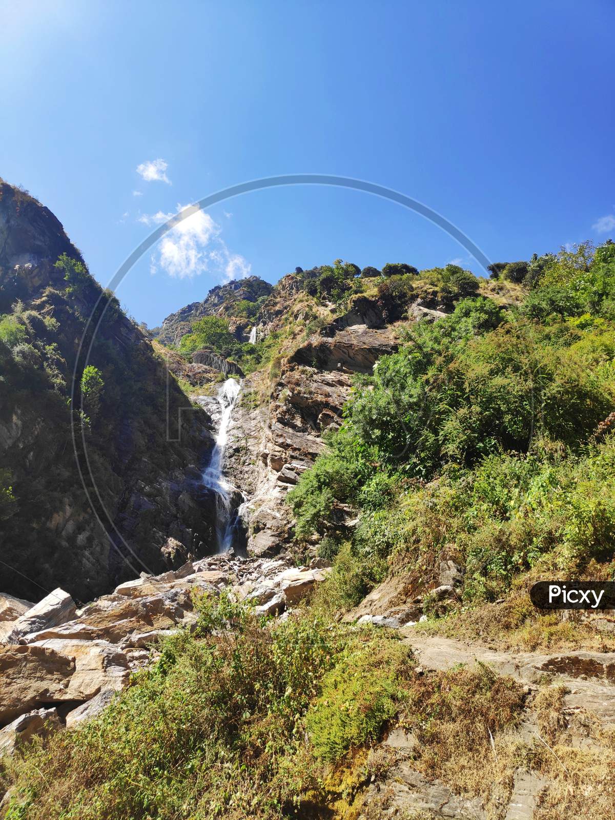 Waterfall in kedarnath