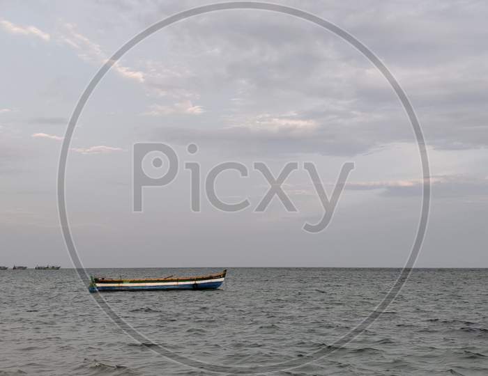 Boat in sea