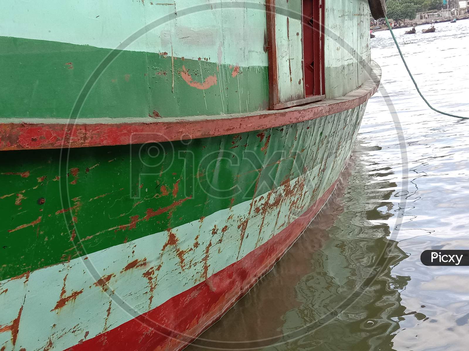 Colorful Boat On River For Travel