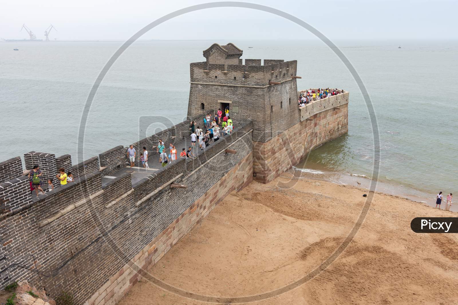 Laolongtou Great Wall (Old Dragon'S Head), Great Wall Of China Meets Bohai Sea