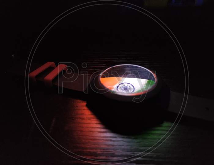 Indian Flag on Watch