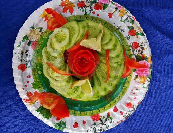 Salad, Vegetable Decoration
