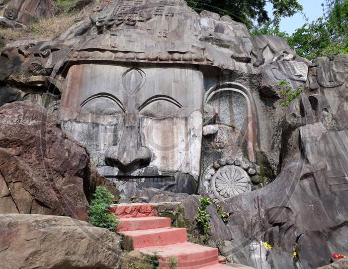 Historical unokoti hills in Tripura