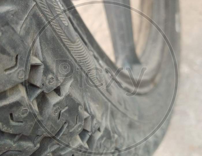 Bike Tire in black color