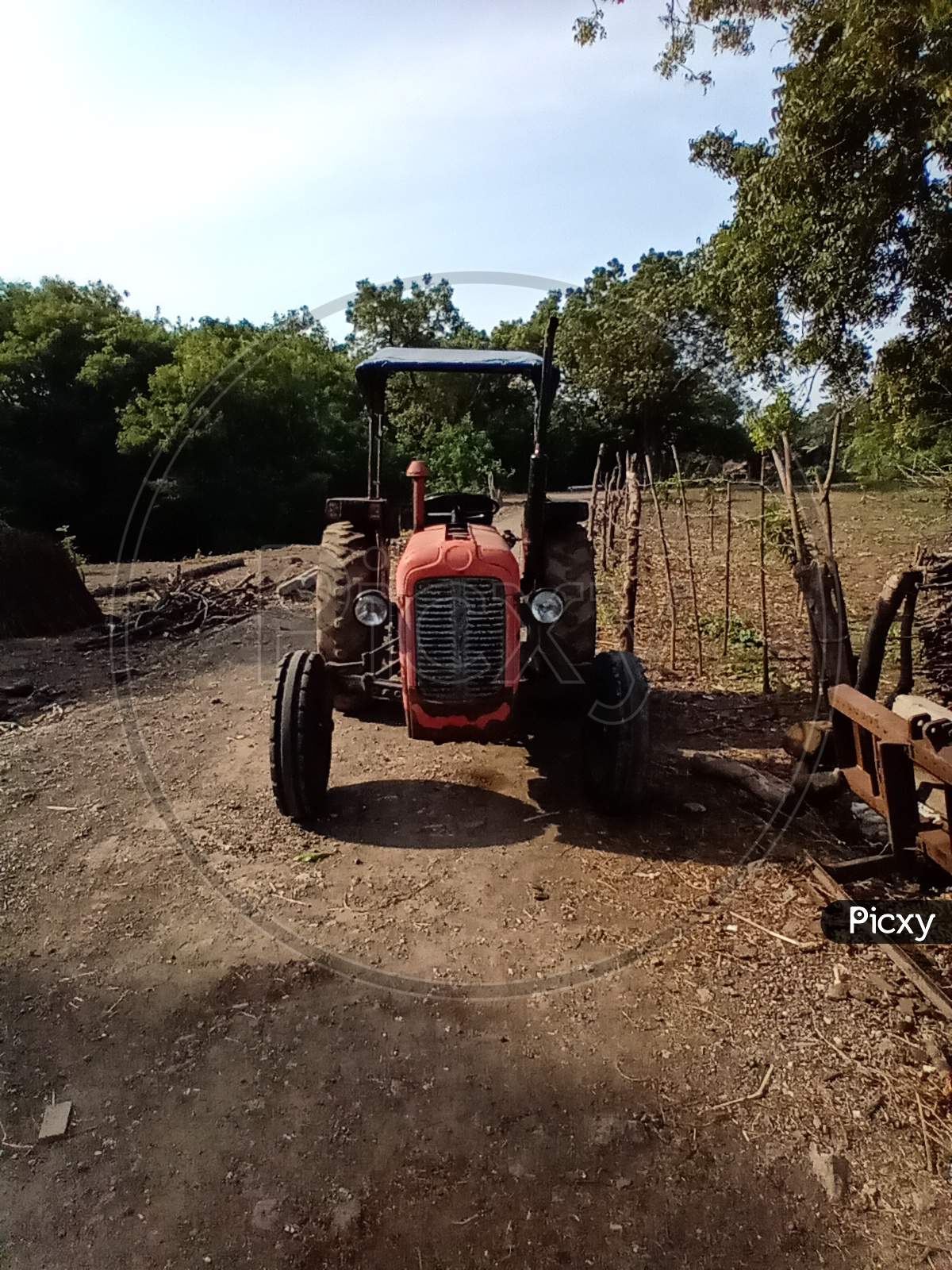 Farmer's tractor