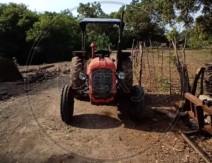 Farmer's tractor
