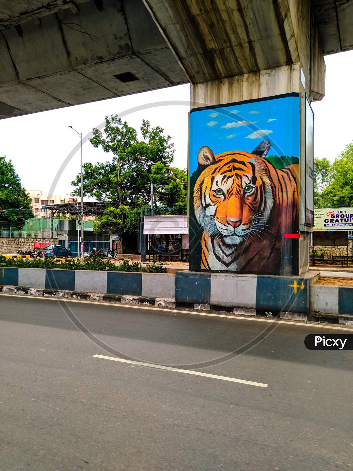 Hyderabad metro pillar