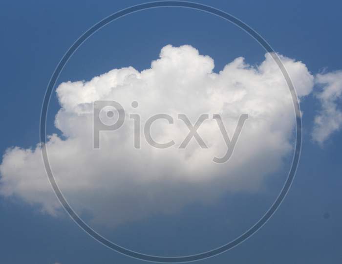 Background With Blue Sky Cloud
