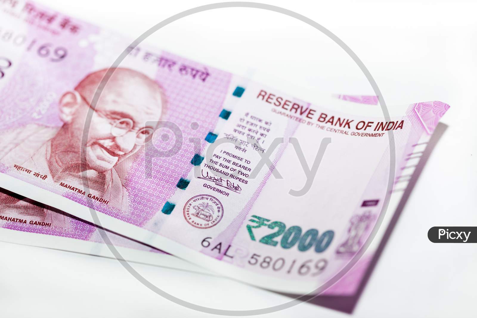 Indian Currency 2000 Rs Note
