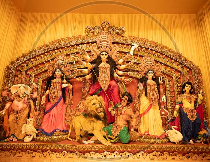 Durga Puja Festival in Kolkata , West Bengal.