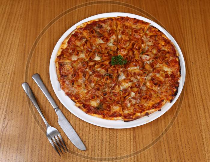 Thin Crust Veg Pizza