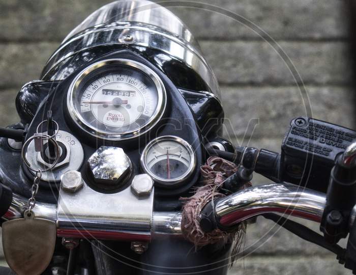 headpart of a royal enfield