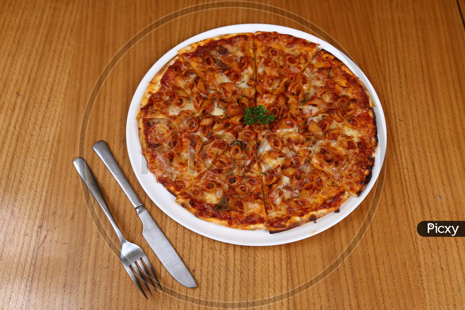 Thin Crust Veg Pizza