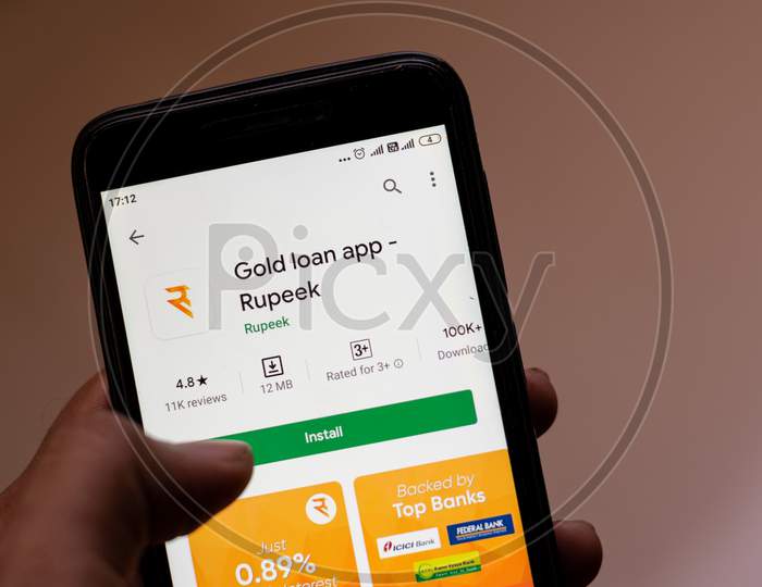 Rupeek Mobile Application, Gold Loan Application