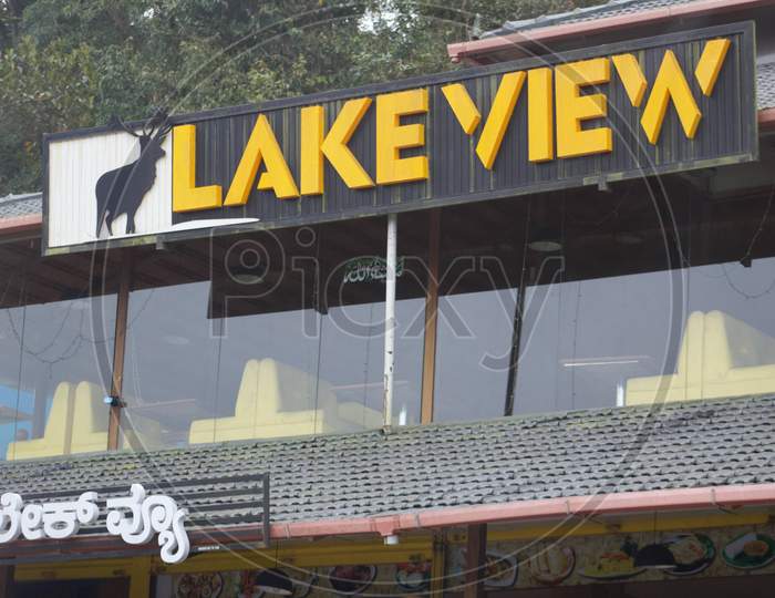 Lake view restaurant at Perumbadi lake
