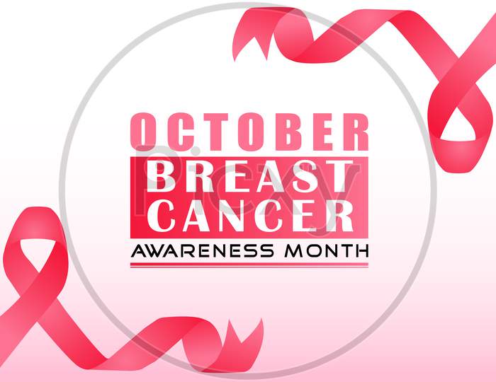 Vector Design For Breast Cancer Awareness Month