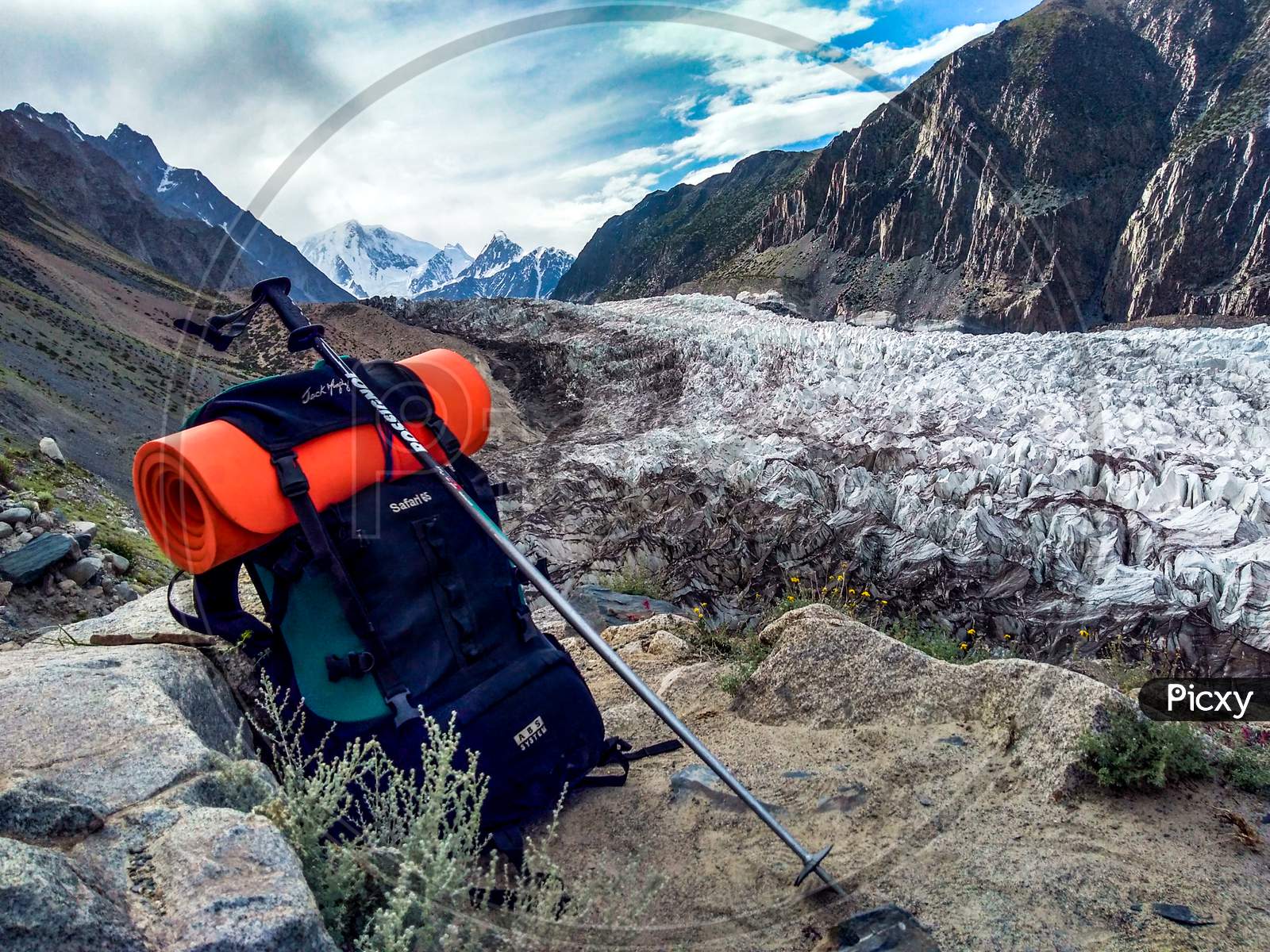 the mountaineer's backpack