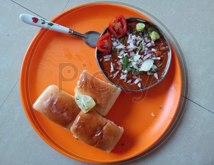 Pav bhaji dish cuisine food photography