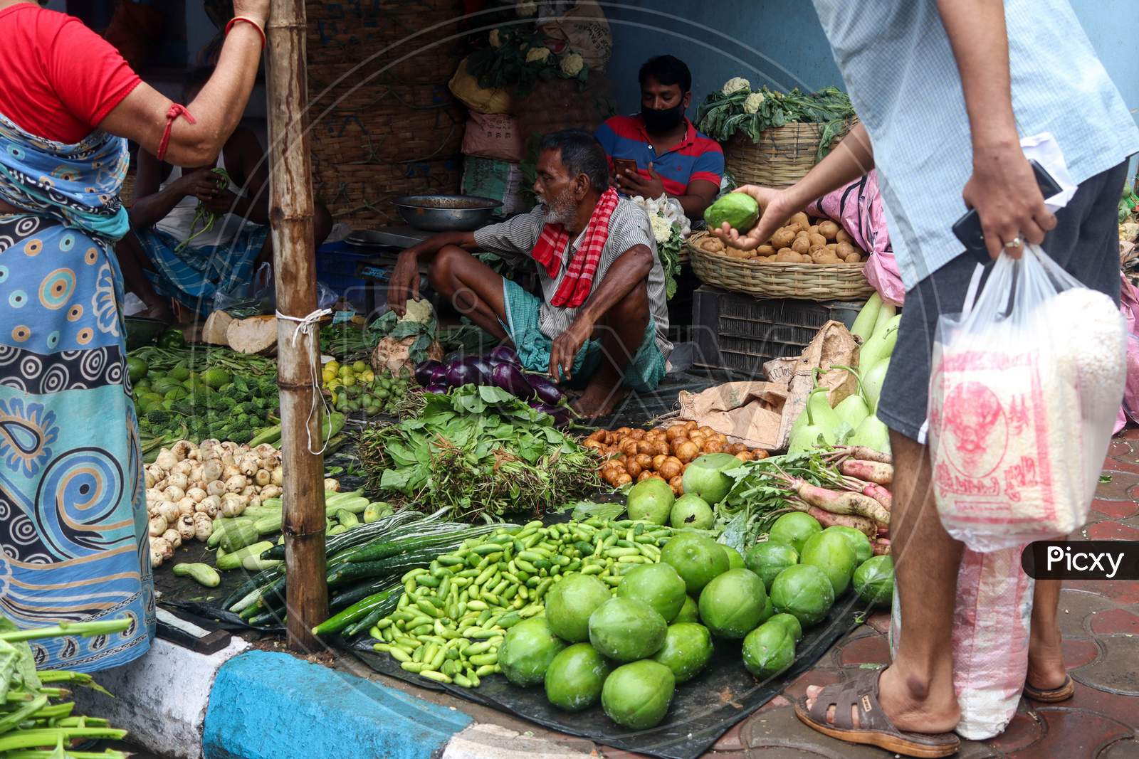 Street Vegetable vendor