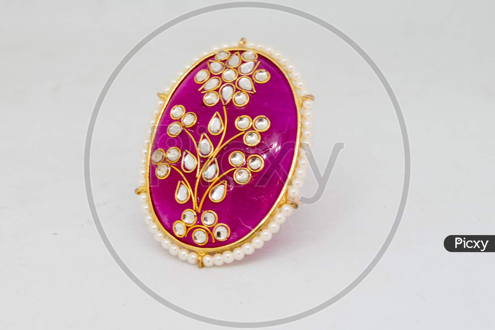 ruby kundan pendant jewellery