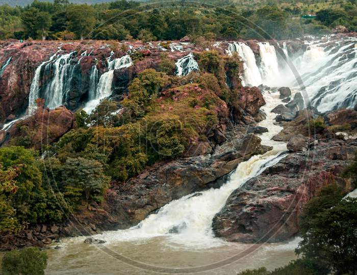 Water fall, shivanasamudra in its grand glory