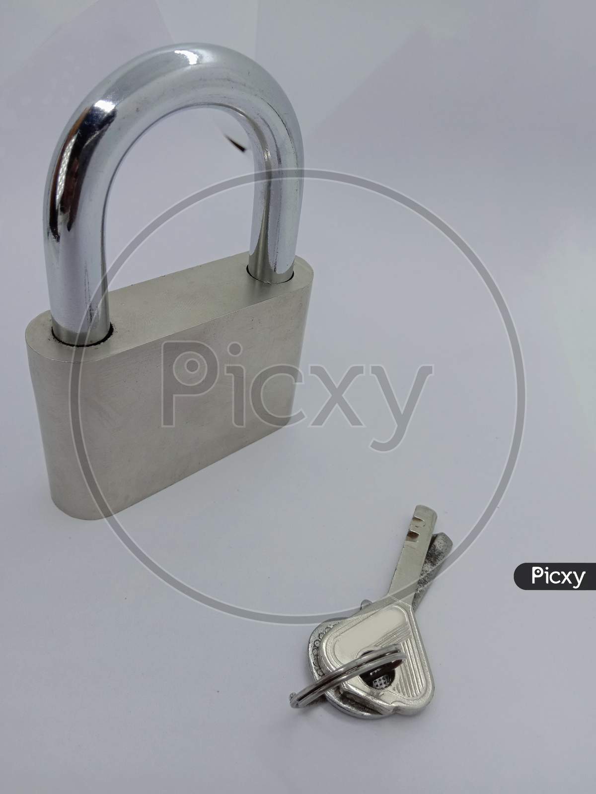 Lock And Key Closeup For Sell