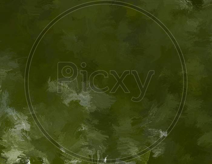 Abstract Green Strokes' Blending Background