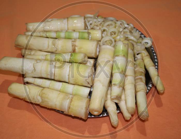 Fresh and healthy Bamboo shoot images