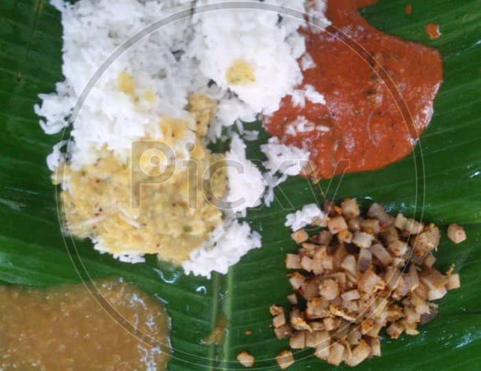 Indian style white rice and varieties