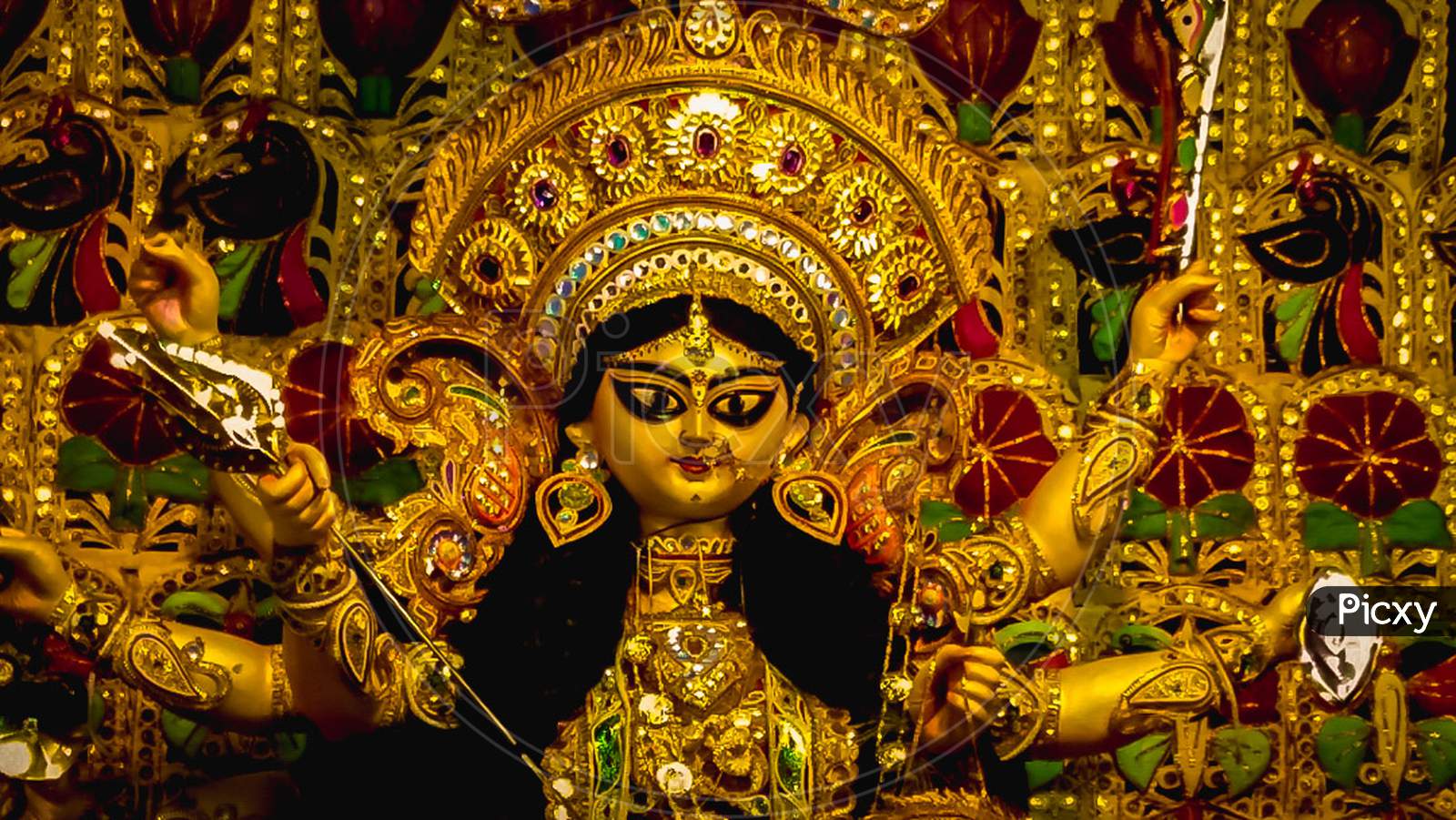 Durga Pooja is a Hindu festival celebration of the Mother Goddess