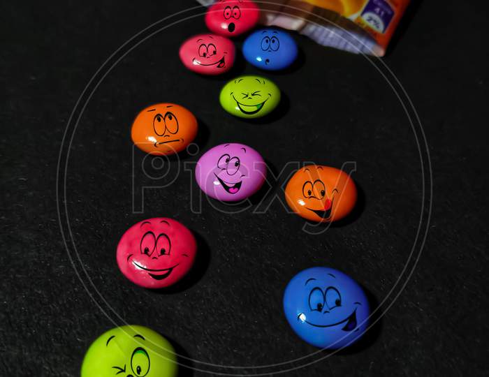 Cadbury Gems With Emojis