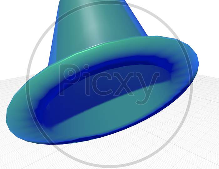 Three Dimensional Illustration Image Of A Hat