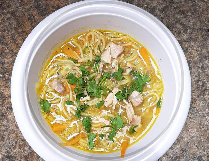 Thukpa chicken soup