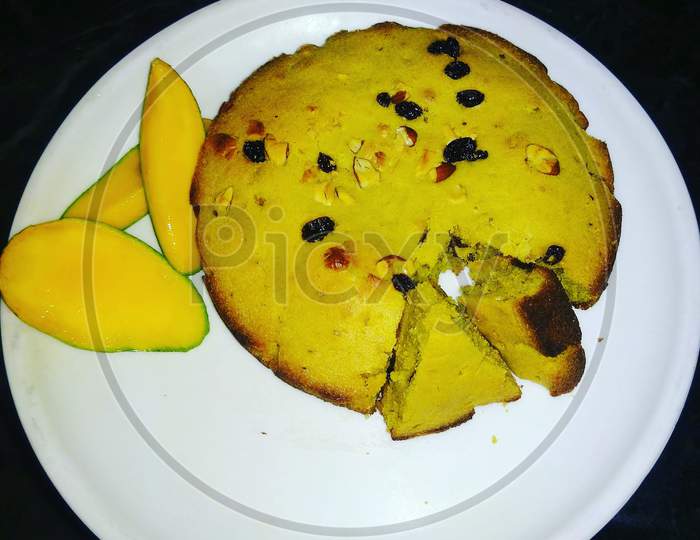 Homemade Mango Cake