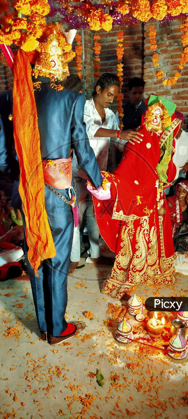 The traditional Rajasthani Indian Marriage