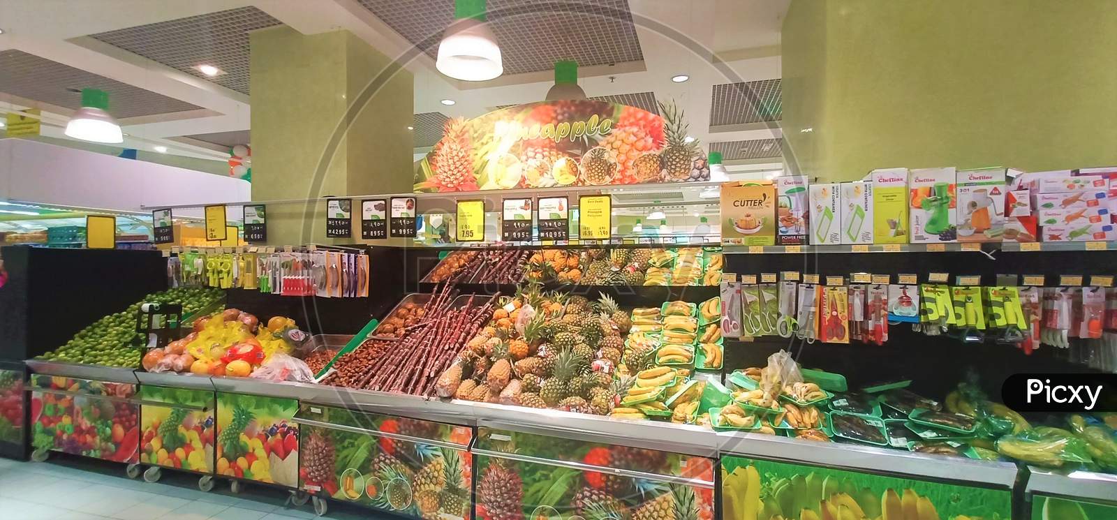 Fruits Up For Sale In A Retail Outlet