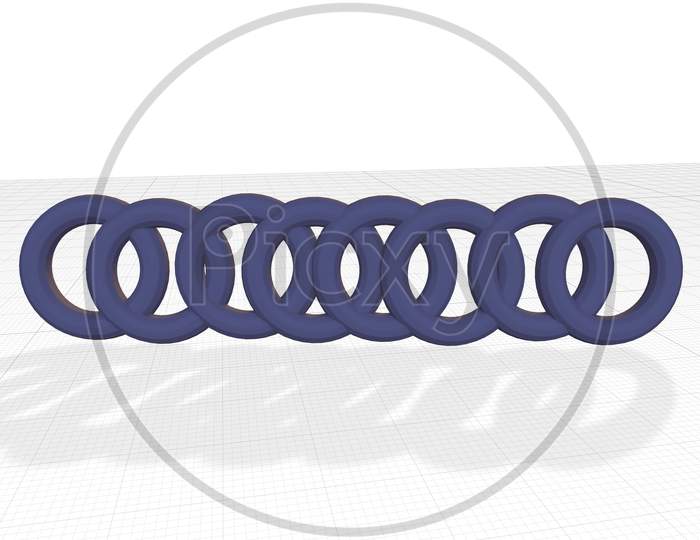 Three Dimensional Illustration Image Of A Chain