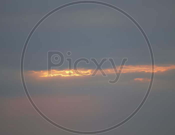 Beautiful Sunset View, Stock Image,,